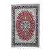 Hand-Knotted Persian Tabriz Wool and Silk Oriental Rug (6'6 x 10')