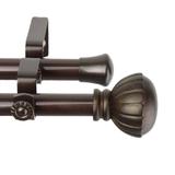 InStyleDesign Gemma Adjustable Double Curtain Rod