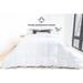 Highland Feather 700 Loft European White Down Bordeaux Duvet/Comforter 700TC Casing with Corner Ties