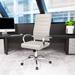 LeisureMod Benmar High-Back Adjustable Leather Office Chair