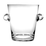 Majestic Gifts European High Quality Glass Ice Bucket/ Wine Cooler W/ 2 Handles-9.25" Height