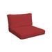 Solid Color Chair Cushion Cover Set for 4-inch Cushions (Covers Only)