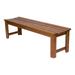 Shine 60" Hydro-Tex Finish Acacia Wood Outdoor Bench