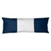 Los Angeles LA Horns Football Stripes Body Pillow (w/Rmv Insert)