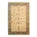 Hand-knotted Wool Ivory Traditional Oriental Agra Rug (12' x 18') - 12' x 18'