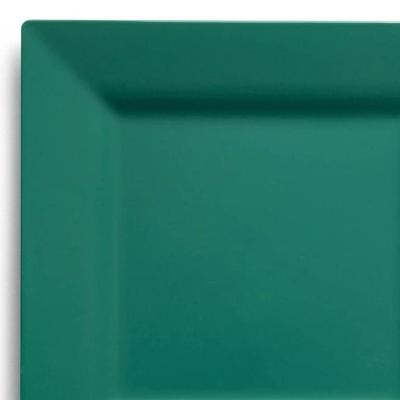 Modern Solid Square Disposable Plastic Plate Packs - Party Supplies