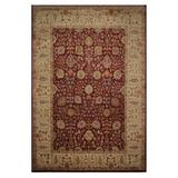 10x14 Hand Knotted Burgundy, Beige, Tan Color Persian 100% Wool Traditional Oriental Rug - 10'3" x 13'11"
