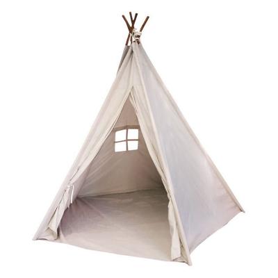 Natural Cotton Canvas Teepee Tent for Kids Indoor ...