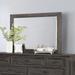 Coaster Furniture Atascadero Weathered Carbon Rectangular Mirror - Weathered Carbon