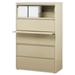 Lorell Putty 42-inch 5-drawer Lateral File