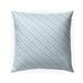 DIAGONAL CANDY STRIPES LIGHT BLUE Indoor|Outdoor Pillow By Kavka Designs - 18X18