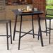 Eila 36-inch Carbon Square Bar Table by Havenside Home