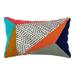 Entryways Embroidered Sailboat Outdoor Pillow, 12" x 20" with pompoms - 12 x 20