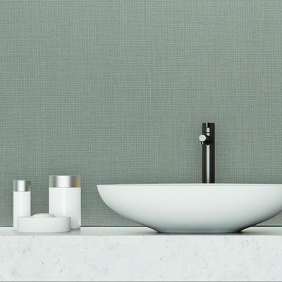 Newark Randing Weave Dark Gray Wallpaper