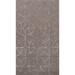 Wool/ Silk Modern Trellis Area Rug Oriental Hand-tufted Carpet - 5'0" x 8'0"
