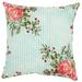 Mina Victory Lifestyle Spring Garden 20" x 20" Multicolor Indoor Throw Pillow