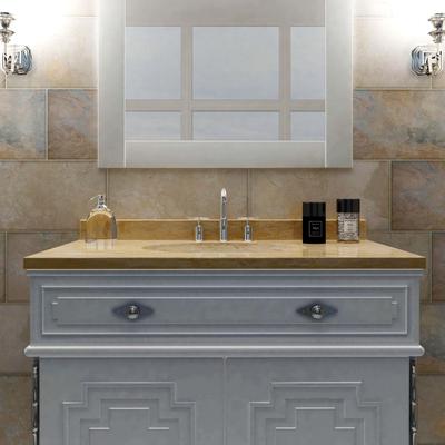 Merola Tile Ardesia Ocre 12-1/2" x 24-1/2" Porcelain Floor and Wall Tile