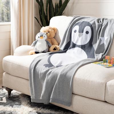 SAFAVIEH Olly Penguin Baby Throw Blanket