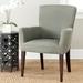 SAFAVIEH Dining Dale Grey Arm Chair - 27" W x 26" D x 39" H