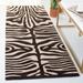 SAFAVIEH Handmade Soho Assiya Zebra Print N.Z. Wool Rug