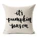 It's Pumpkin Season Cotton Linen Pillow Covers