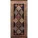 Vegetable Dye Antique Bakhtiari Persian Area Rug Wool Hand-Knotted - 5'5" x 11'2"