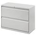 Lorell Light Grey 2-drawer Lateral File