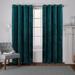 ATI Home Velvet Heavyweight Light Filtering Grommet Top Curtain Panel Pair