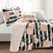 Lush Decor Amara Watercolor Rose 5 Piece Quilt Set