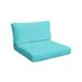 Solid Color Chair Cushion Cover Set for 4-inch Cushions (Covers Only)