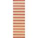Stripe Modern Gabbeh Kashkoli Oriental Runner Rug Wool Handmade - 2'8" x 9'11"