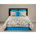 Songbirds linen comforter set with tropical birds