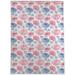 BOHO FLORAL DANCE LIGHT PINK Area Rug by Terri Ellis