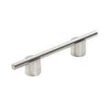 Transcendent 3-3/4 in (96 mm) Center-to-Center Polished Nickel Cabinet Pull - 3.75