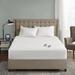 Waterproof White Heated Mattress Pad by Serta