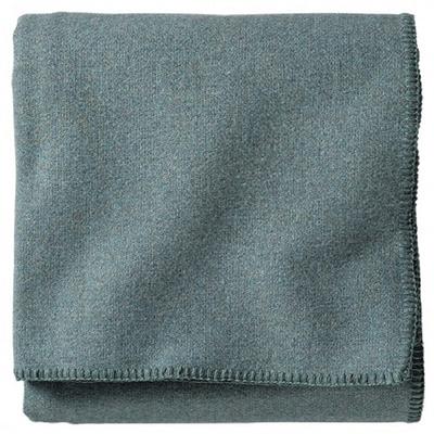 Pendleton Eco-wise Washable Solid Shale Blue Blanket