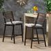 Tahoe Outdoor Aluminum Barstool with Cushion (Set of 2) by Christopher Knight Home