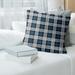 Carolina Football Luxury Plaid Accent Pillow-Poly Twill