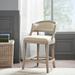 Madison Park Wheatley Natural Counter Stool - 21"W x 24.5"D x 37.25"H