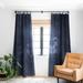 1-piece Blackout Sidereal Navy Made-to-Order Curtain Panel