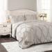 Lush Decor Avon Ruffled White 3-piece Comforter Set