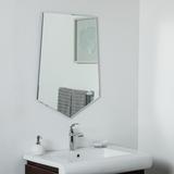 Penta Frameless Bevel Mirror 31.5 x 23.6 Wall Mirror - Silver - 31.5x23.6x.5