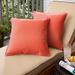 Coral Corded Indoor/ Outdoor Pillow Set