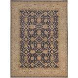 Kafkaz Peshawar Adena Charcoal/Tan Hand-Knotted Rug (11'10 x 15'1) - 11 ft. 10 in. x 15 ft. 1 in. - 11 ft. 10 in. x 15 ft. 1 in.