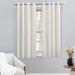 Porch & Den Peete Grasscloth Grommet Short Curtain Panel with Pull Wand