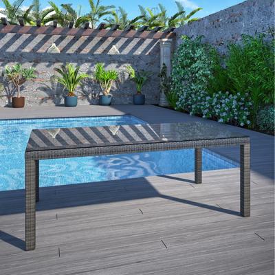 Amazonia Rouge Outdoor Patio Dining Table - 1pc