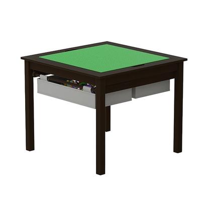 UTEX-2 in 1 Kids Activity Lego Table with Storage and Drawers