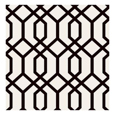 Brewster Trellis Black Montauk Wallpaper - 20.5 x 396 x 0.025