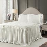 The Gray Barn Lazy Acres Pintuck Ruffle Skirt Bedspread Set