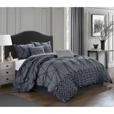 Grand Avenue Zalie Pleated 7-Piece Comforter Set